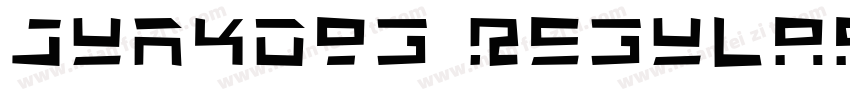 JunkDog Regular字体转换